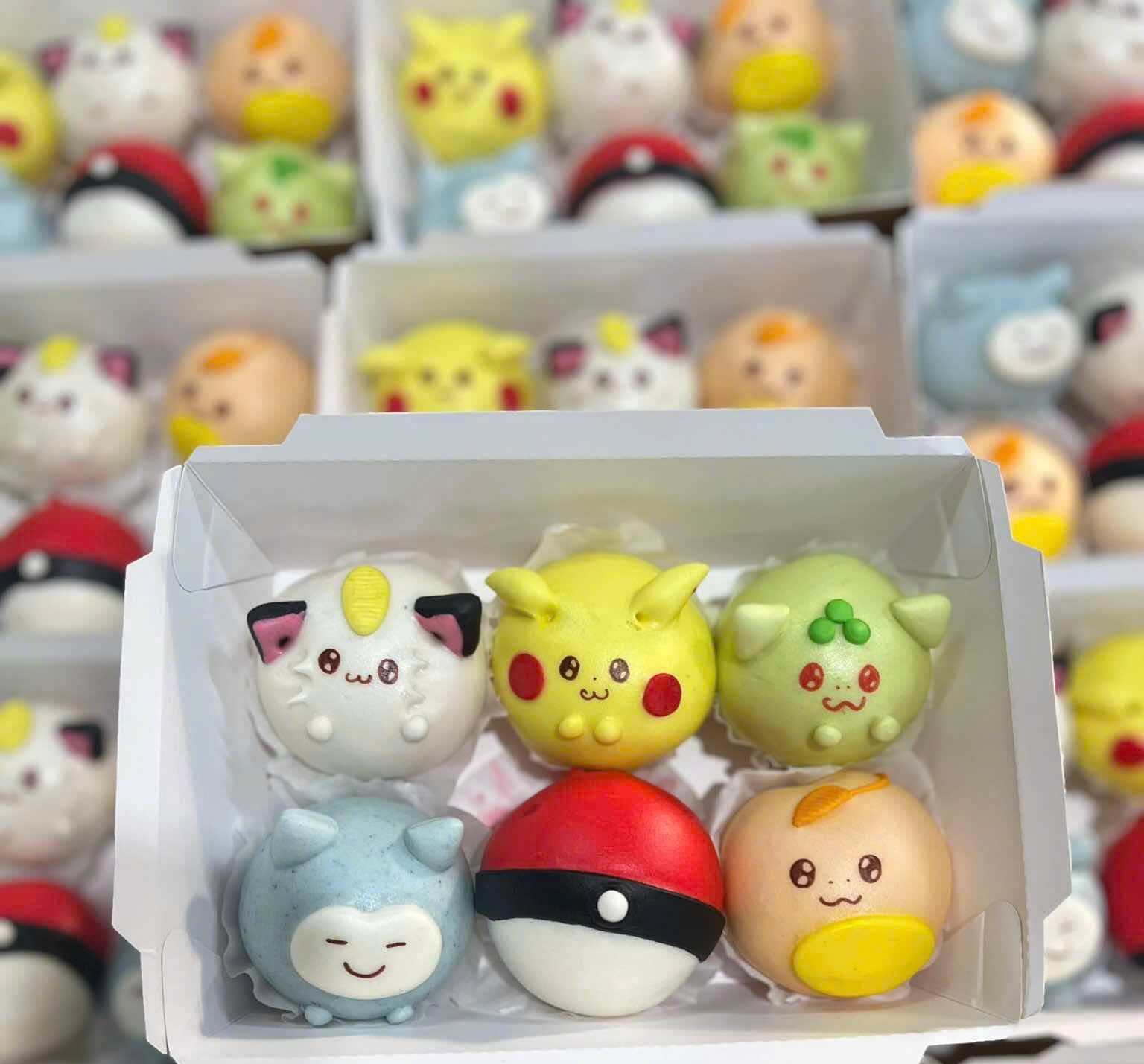 Bánh bao tạo hình Pikachu